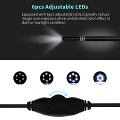 Six-light Endoscope High-definition Visual Ear Spoon