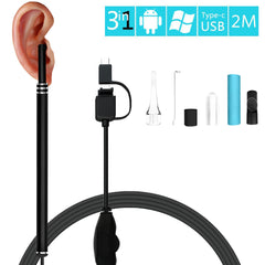 Six-light Endoscope High-definition Visual Ear Spoon