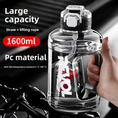 Summer Large Capacity Fitness Running Sports Kettle Food Grade High Temperature Resistant Plastic Straw Cup