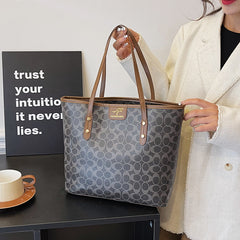 রেট্রো লার্জ-ক্যাপাসিটি সিঙ্গেল-শোল্ডার ব্যাগটি বহুমুখী এবং হালকা বিলাসবহুল মহিলাদের জন্য উপযুক্ত