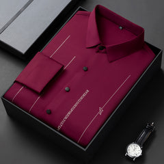 Summer Thin Men's Wrinkle-resistant Short-sleeve Shirt