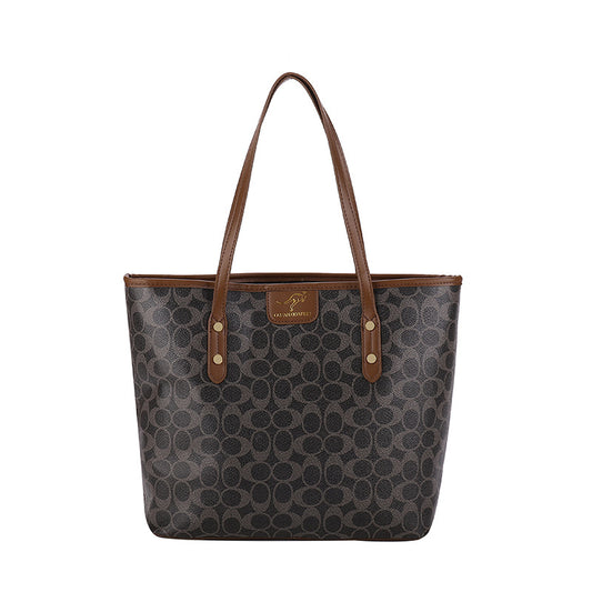 The Retro Large-capacity Single-shoulder Bag Is Versatile and Suitable for Light Luxury Ladies