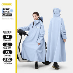 Extended Soft Motorcycle Raincoat