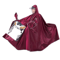 Thick and Durable Dual Motorcycle Raincoat