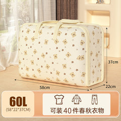 New Cartoon Moving Packing Bags, Large-capacity Fabric Quilt Storage Bags, Household Dust-proof and Moisture-proof Organizing Bags