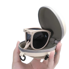 পুরুষ বা মহিলাদের জন্য কোরিয়ান সংস্করণের উচ্চমানের UV সুরক্ষা ভাঁজযোগ্য এবং পোর্টেবল স্টোরেজ সানগ্লাস