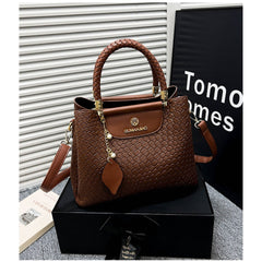 Leaf Chain Matte Leather Bag for Women