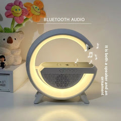 Wireless Bluetooth Speaker Alarm Clock 13 Multifunctional Birthday Gift Atmosphere Light