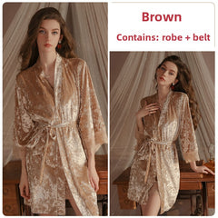 Luxurious Smooth Texture Goddess Nightgown