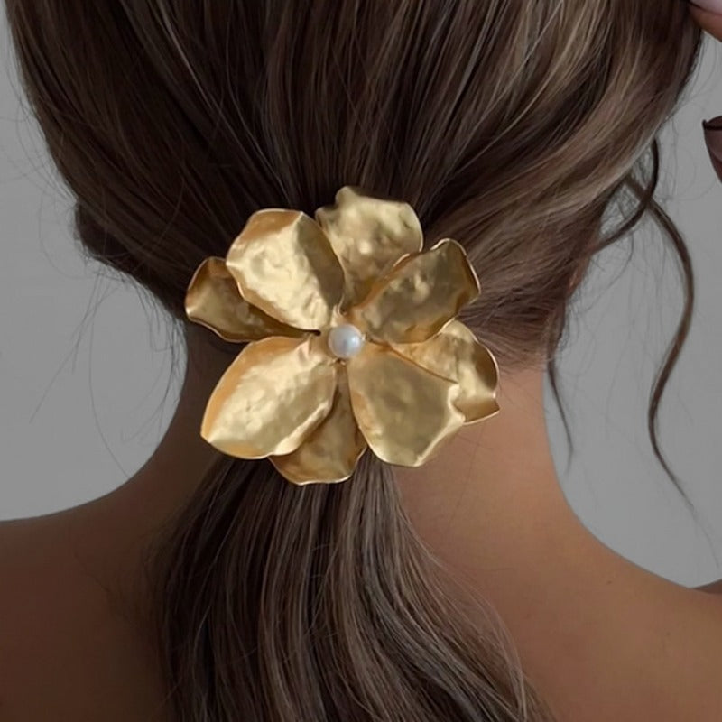 High-end Ponytail Hair Band, Fashionable Bow, Alloy Headwear and Hair Tie