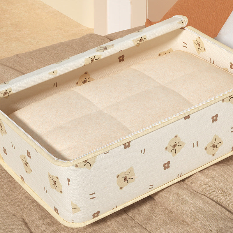 New Cartoon Moving Packing Bags, Large-capacity Fabric Quilt Storage Bags, Household Dust-proof and Moisture-proof Organizing Bags