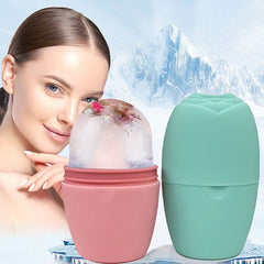 Rose Silicone Roller Massage Face Ice Cube for Cold Compress