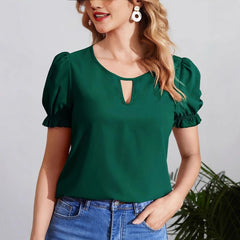 Short-sleeved T-shirt, A Thin, Loose and Versatile Top for Women