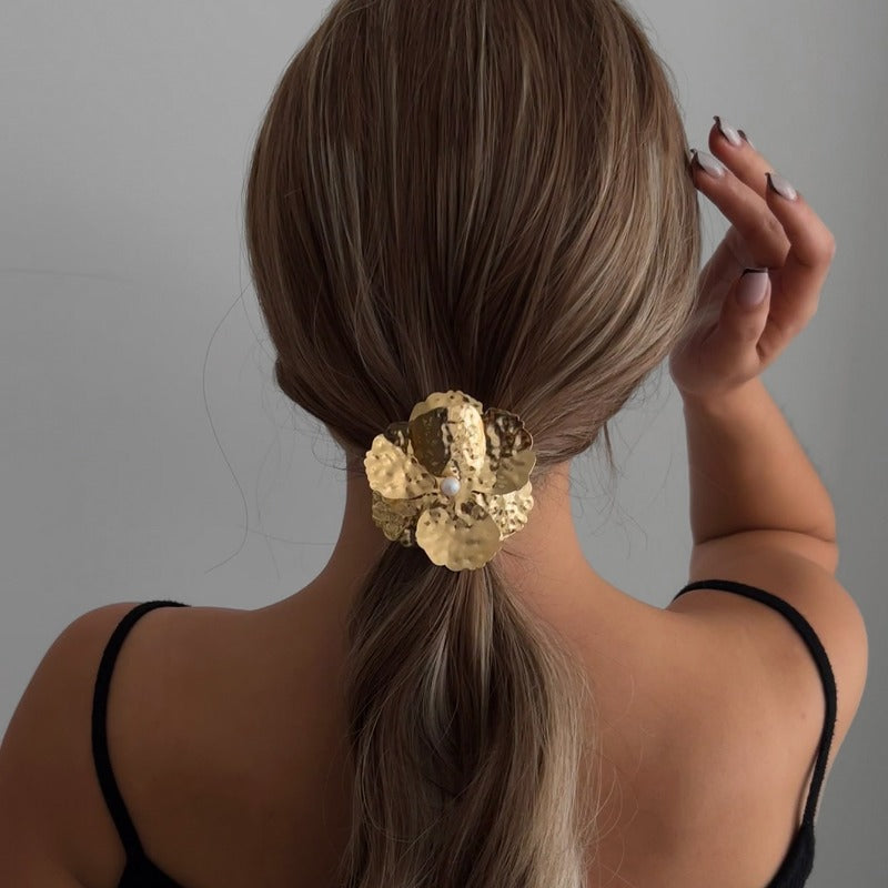 High-end Ponytail Hair Band, Fashionable Bow, Alloy Headwear and Hair Tie