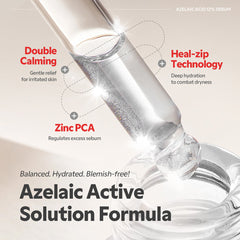 Azelaic Acid 12% Serum - Lightweight Dark Spot Reducer, Gentle Breakout care, For Uneven skin tone, Redness, Red Marks and Acne