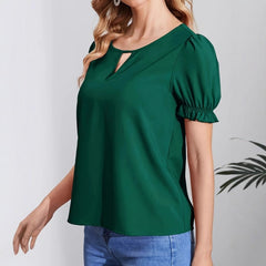 Short-sleeved T-shirt, A Thin, Loose and Versatile Top for Women
