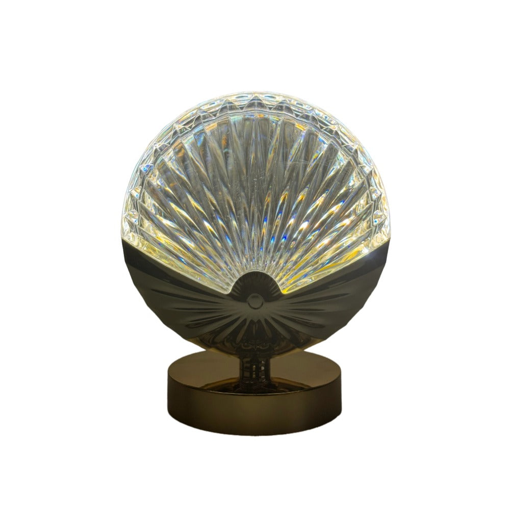 Golden Shell Crystal Bedroom Bedside Atmosphere Night Light