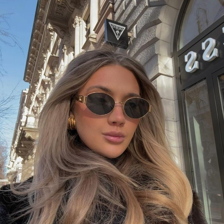 [ Prague ] Retro Metal Sunglasses - projectshades