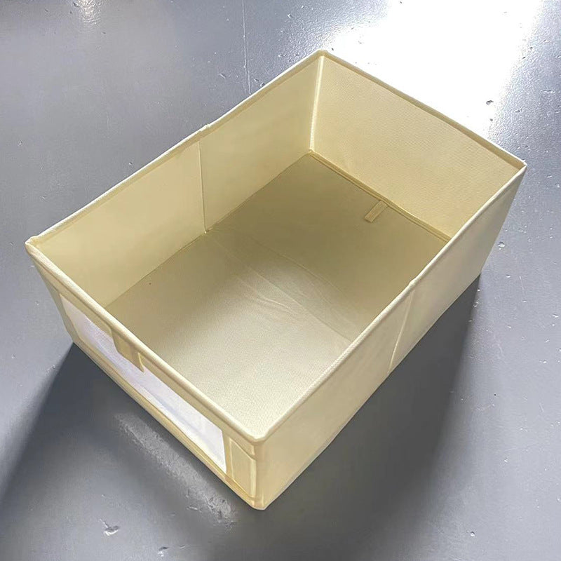 Japanese-style Cotton and Linen Clothing Storage Box, Fabric Foldable Storage Box,Clothing Storage and Organization Box,Home Wardrobe