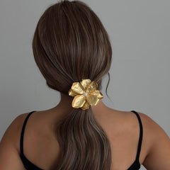 High-end Ponytail Hair Band, Fashionable Bow, Alloy Headwear and Hair Tie