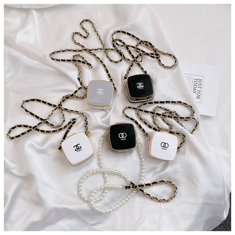 Small Chanel-style Chain Bag, Women's Fashion Accessory, Mini Mouth Red Envelope, Pearl Crossbody Bag