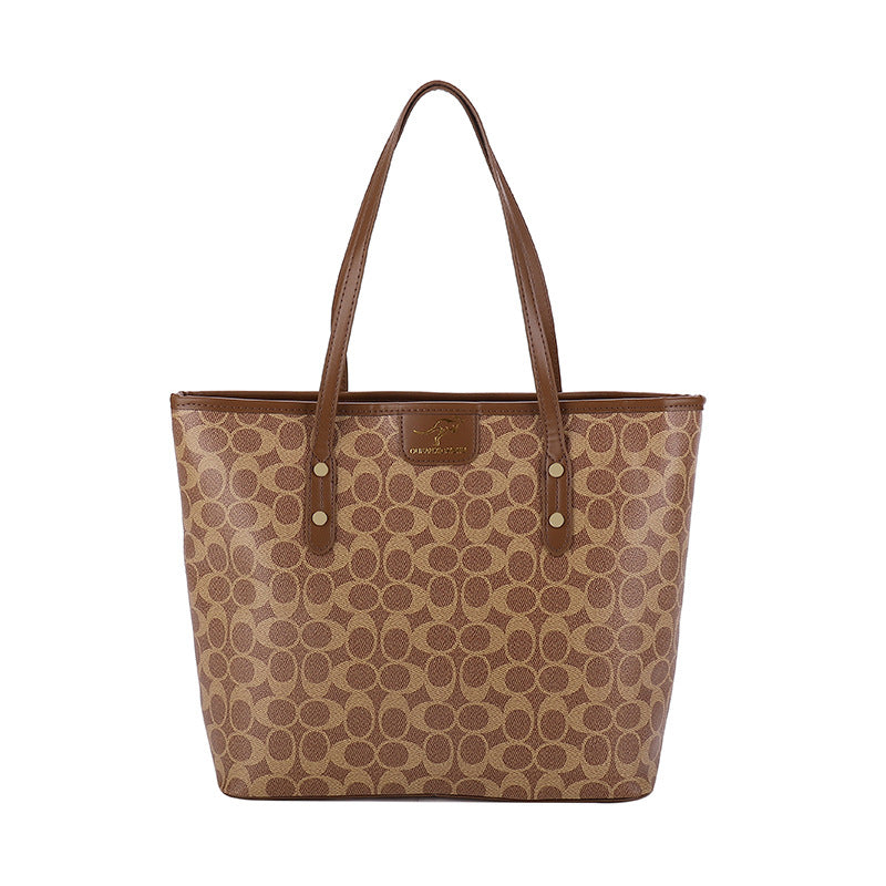 The Retro Large-capacity Single-shoulder Bag Is Versatile and Suitable for Light Luxury Ladies