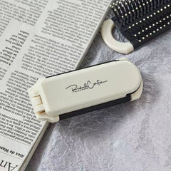 Portable Mini Folding Airbag Comb for Ladies with A Mirror