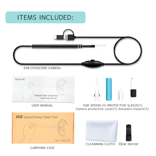 Six-light Endoscope High-definition Visual Ear Spoon