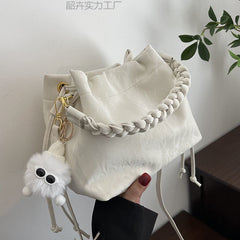 High-end, Stylish, Versatile Crossbody Bag, Fashionable Handbag, Bucket Bag