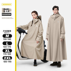 Extended Soft Motorcycle Raincoat