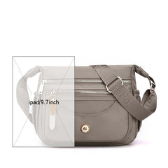 Large Capacity Waterproof Nylon Crossbody Bag