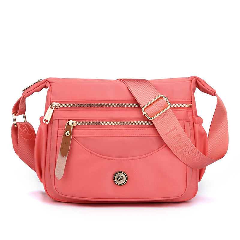 Large Capacity Waterproof Nylon Crossbody Bag