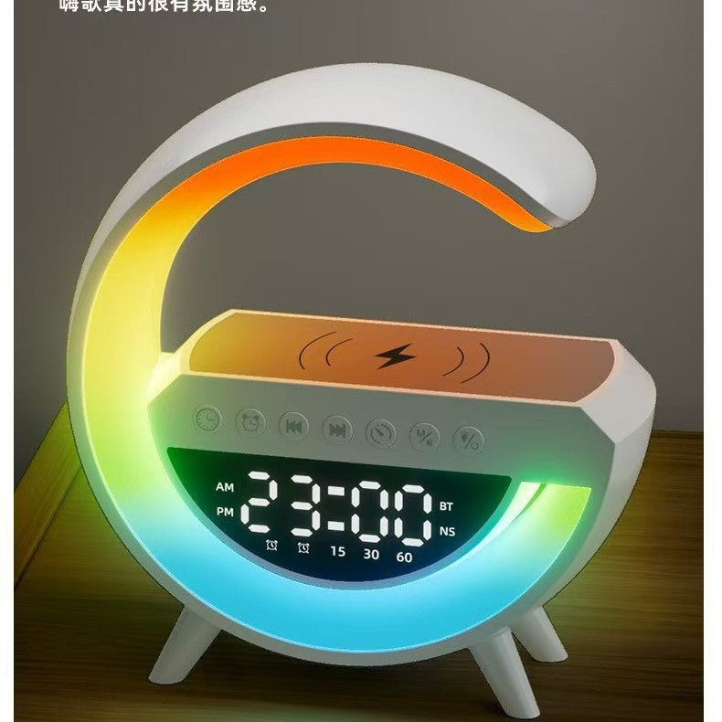 Wireless Bluetooth Speaker Alarm Clock 13 Multifunctional Birthday Gift Atmosphere Light