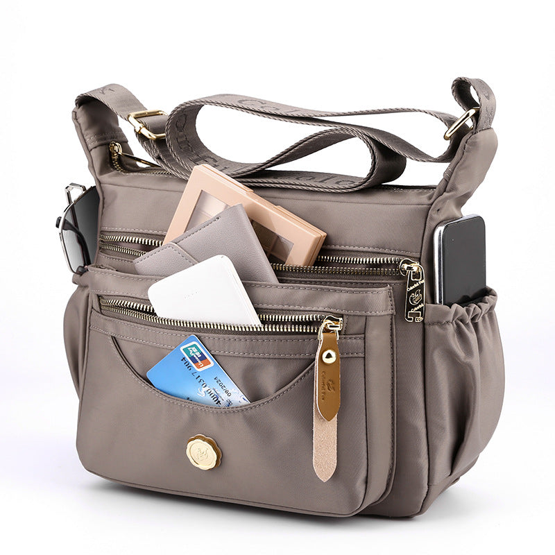 Large Capacity Waterproof Nylon Crossbody Bag
