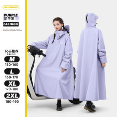 Extended Soft Motorcycle Raincoat