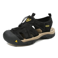 Summer Couple Beach Leather Sole Sandals