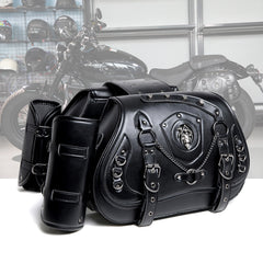 Retro Motorcycle Modification Side Leather Box