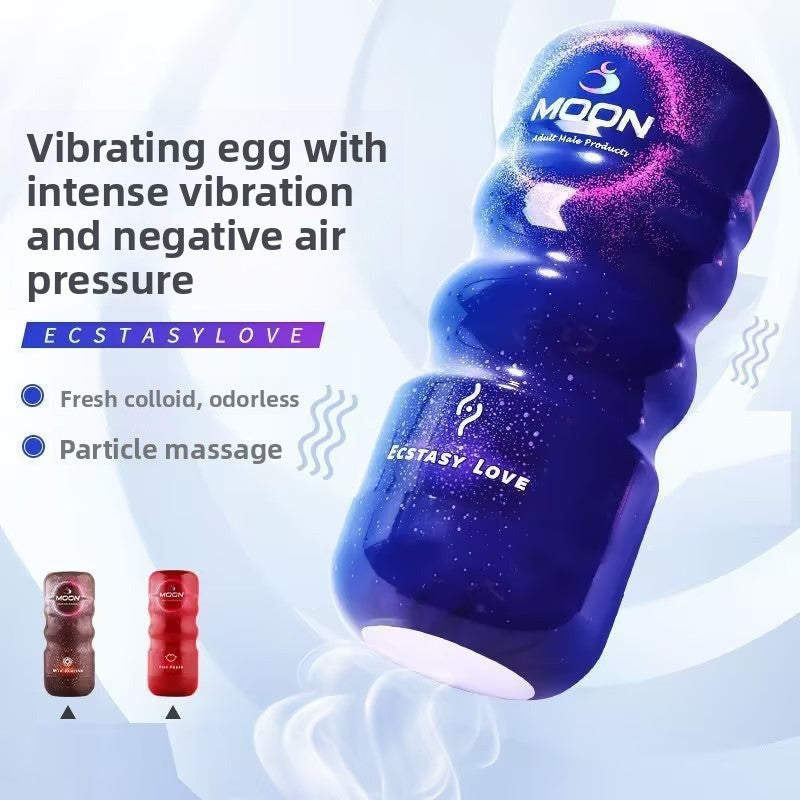 Moon Three-Color Manual Masturbator