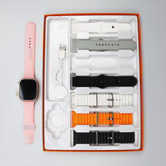 Ultra Smart Watch Set 7+1 with Multiple Style Bands Multi-functional Bluetooth Calling Watch