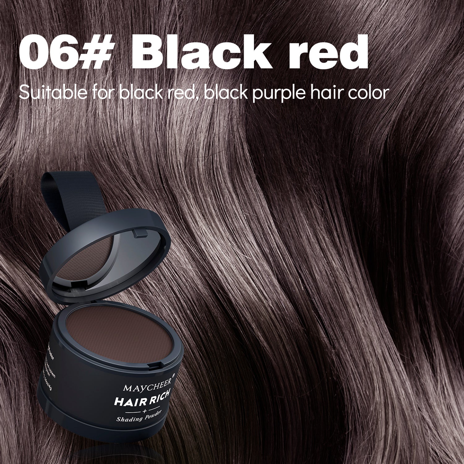 MAYCHEER Contouring & Highlighting Makeup - Forehead Contouring, Sweatproof, Water-resistant, Hairline Powder