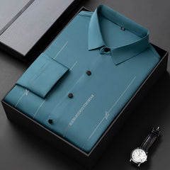 Summer Thin Men's Wrinkle-resistant Short-sleeve Shirt