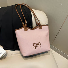 Forest and Cute Style Fashionable Women's Color-blocking Single-shoulder Bag