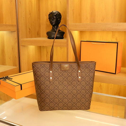 The Retro Large-capacity Single-shoulder Bag Is Versatile and Suitable for Light Luxury Ladies