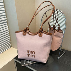 Forest and Cute Style Fashionable Women's Color-blocking Single-shoulder Bag