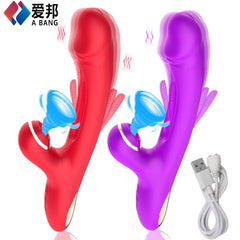 Daphne's Sucking, Licking, Vibrating 3-in-1 Dildo