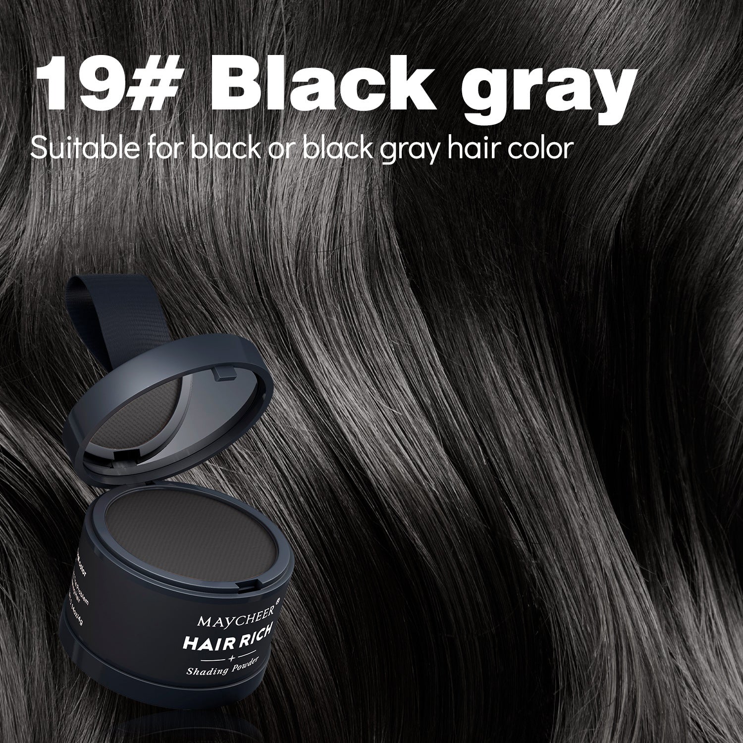 MAYCHEER Contouring & Highlighting Makeup - Forehead Contouring, Sweatproof, Water-resistant, Hairline Powder