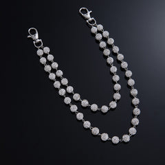 Exquisite Diamond-studded Ball High-end Necklace Bracelet Waist Chain Pendant Accessories