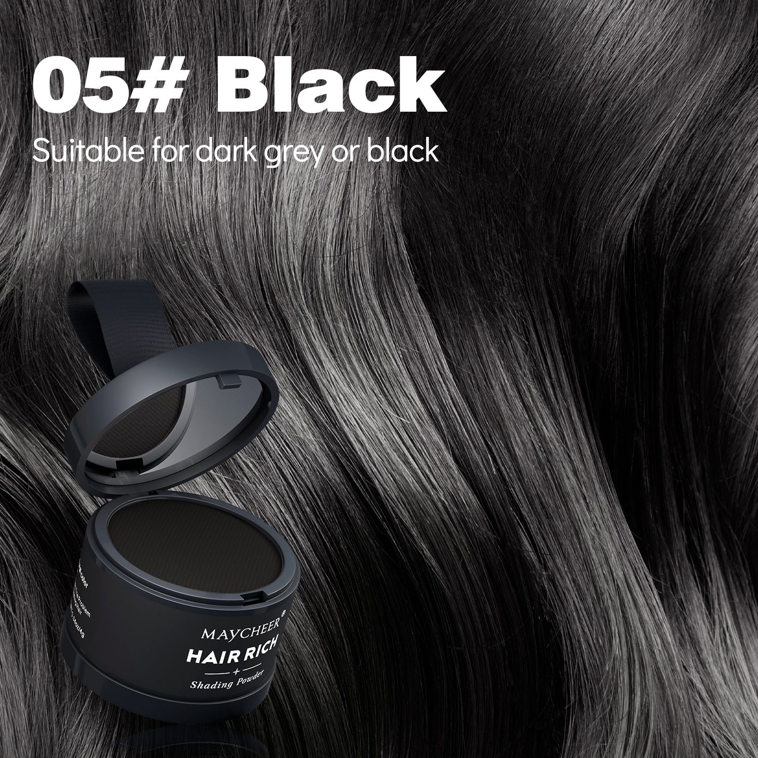 MAYCHEER Contouring & Highlighting Makeup - Forehead Contouring, Sweatproof, Water-resistant, Hairline Powder