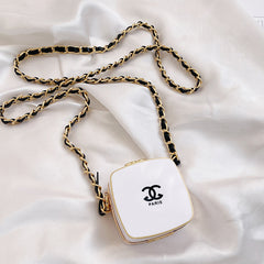 Small Chanel-style Chain Bag, Women's Fashion Accessory, Mini Mouth Red Envelope, Pearl Crossbody Bag