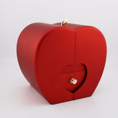 Daughter's 4-Leaf Clover Lucky Charm Necklace and Forever Rose Gift Box